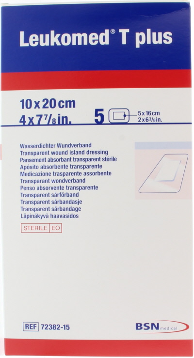 Leukomed Transparant wondverband T plus 10.0 x 20cm