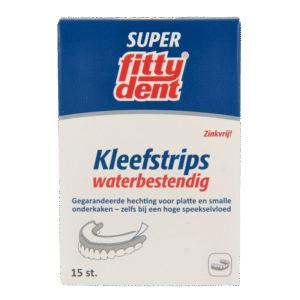 Fittydent Kleefstrips voor onderprothesen