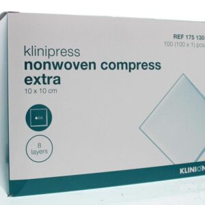 Klinion Klinipress non-woven kompres 10 x 10cm extra