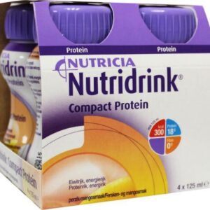 Nutridrink Compact proteine perzik/mango 125ml