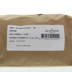 Jacob Hooy Bietenpoeder rood