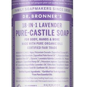 Dr Bronners Liquid soap lavender