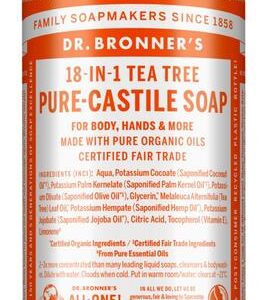 Dr Bronners Liquid soap tea tree