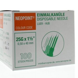 Neopoint Injectienaald steriel 0.5 x 40