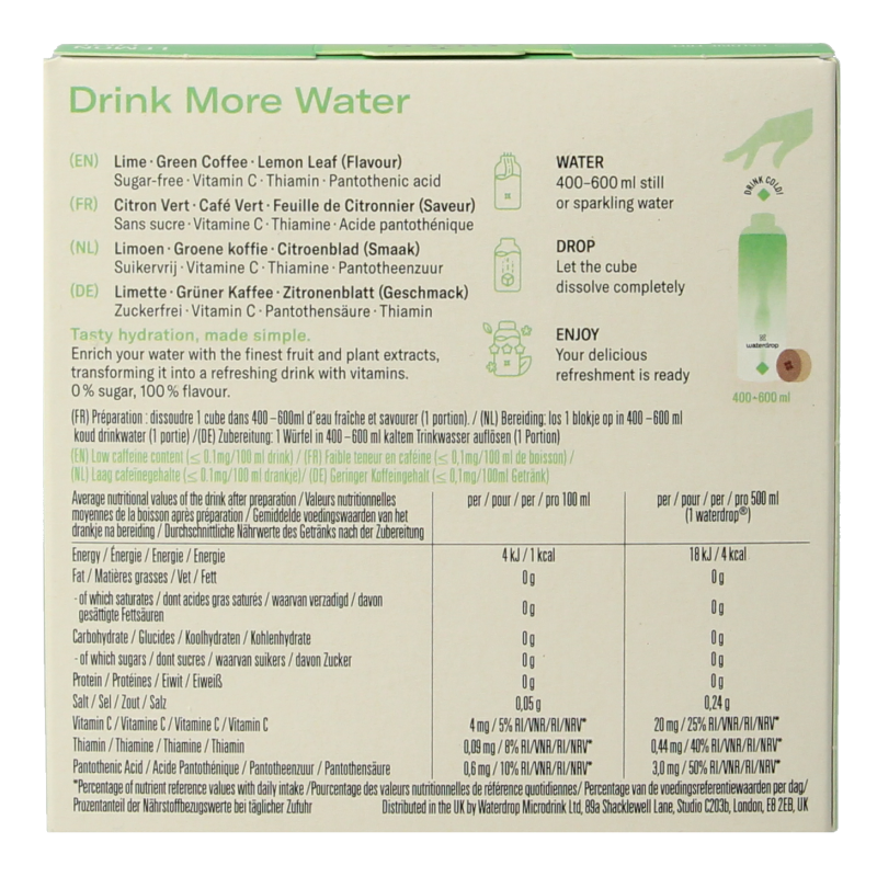 Waterdrop Microdrink focus lemon lime bruistabletten - Afbeelding 3