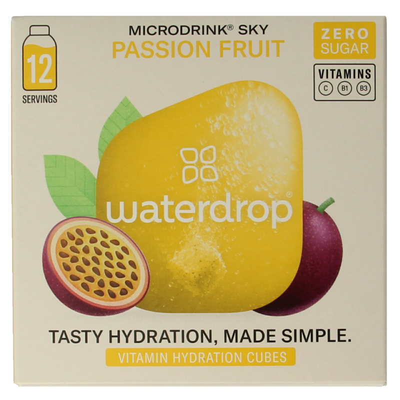 Waterdrop Microdrink sky passion fruit bruistabletten