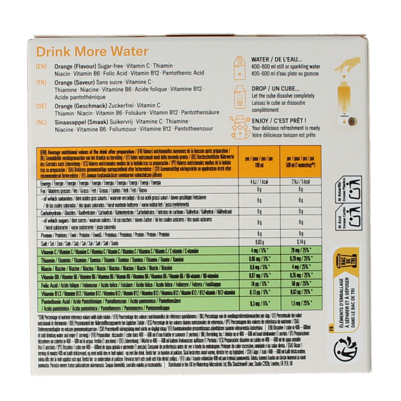 Waterdrop Microdrink summer orange - Afbeelding 4