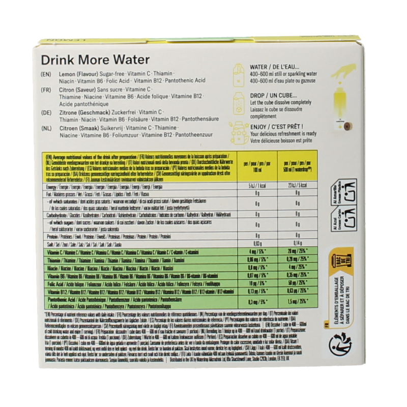 Waterdrop Microdrink summer lemon - Afbeelding 4