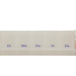 Able 2 Pillendoos 1 week transparant NL