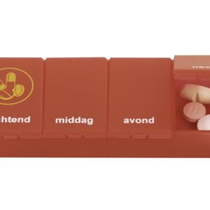 Able 2 Pillendoos 1 dag 4 vaks rood NL