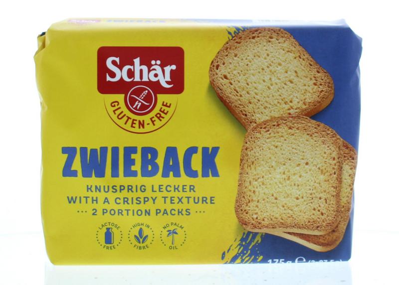Schar Zwieback (beschuitbrood) glutenvrij
