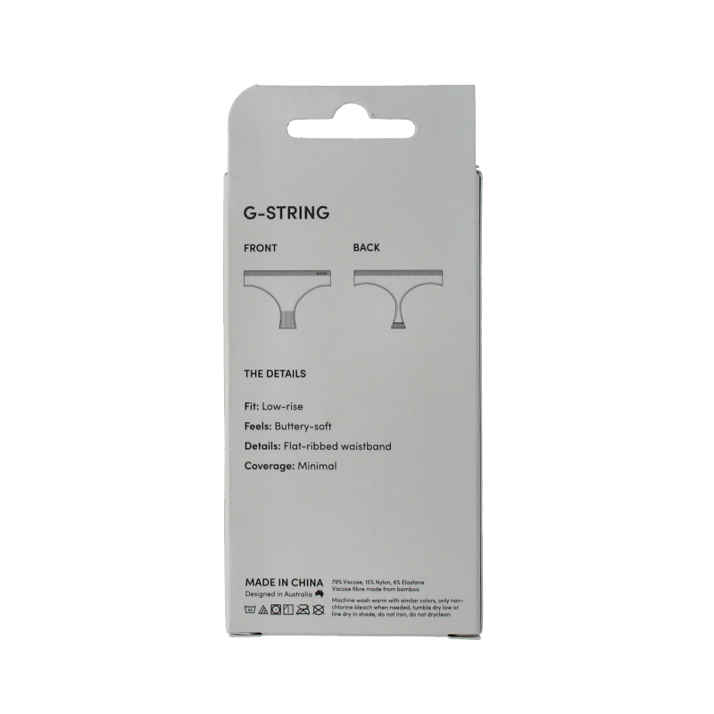 Boody G string zwart L - Afbeelding 3