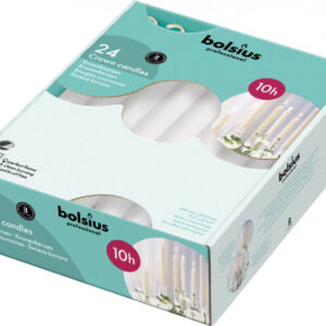 Bolsius Kroonkaars 240/24 wit