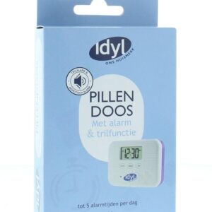 Idyl Pillendoos met alarm en trilfunctie 6-vaks