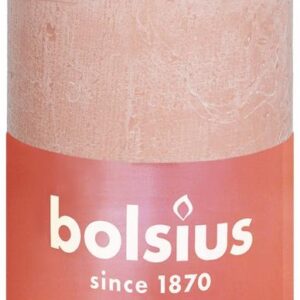 Bolsius Rustiekkaars shine 100/50 misty pink