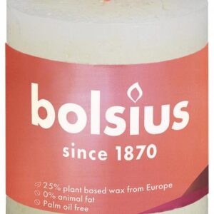 Bolsius Rustiekkaars shine 80/68 soft pearl