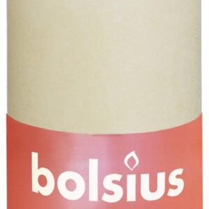 Bolsius Rustiekkaars shine 130/68 130/68 soft pearl