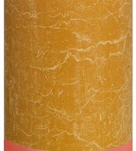 Bolsius Rustiekkaars shine 190/68 honeycomb yellow