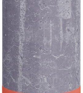 Bolsius Rustiekkaars shine 190/68 frosted lavender
