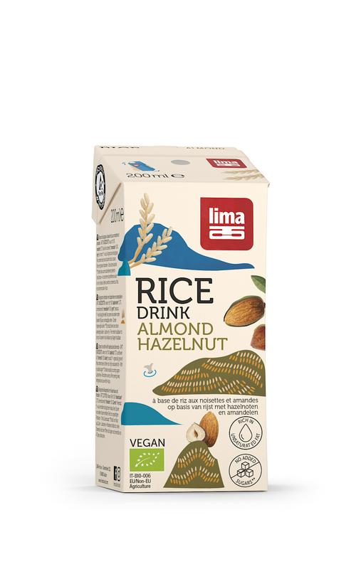 Lima Rice drink hazelnoot-amandel bio