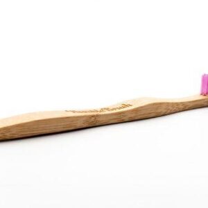 The Humble Co Tandenborstel bamboe adult roze brush soft