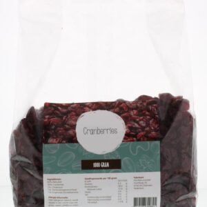 MijnNatuurwinkel Cranberries rietsuiker